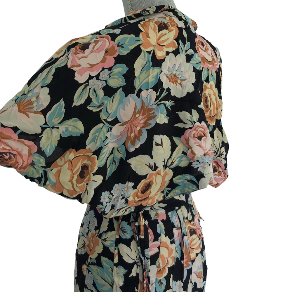 Vintage Karen Alexander Floral Maxi Dress - Picture 6 of 6